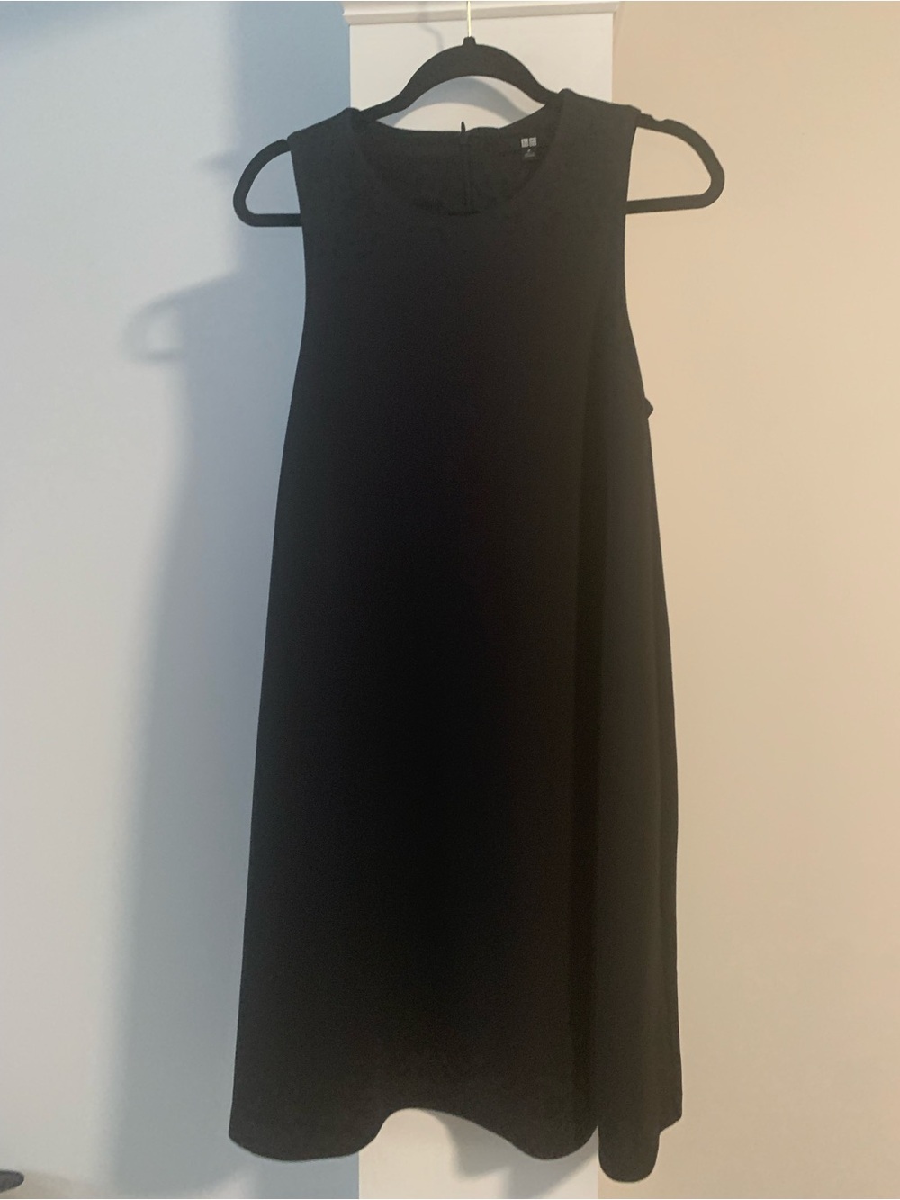 Uniqlo Black Mini Swing Dress with Pockets